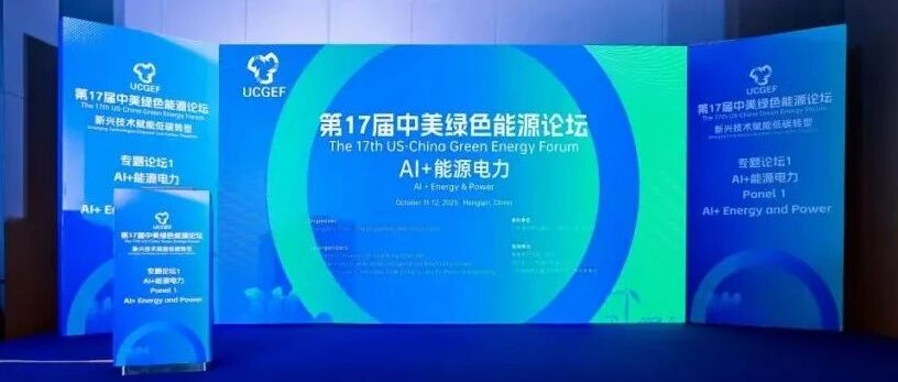 论坛回顾 | 清能互联受邀参加第17届中美绿色能源论坛